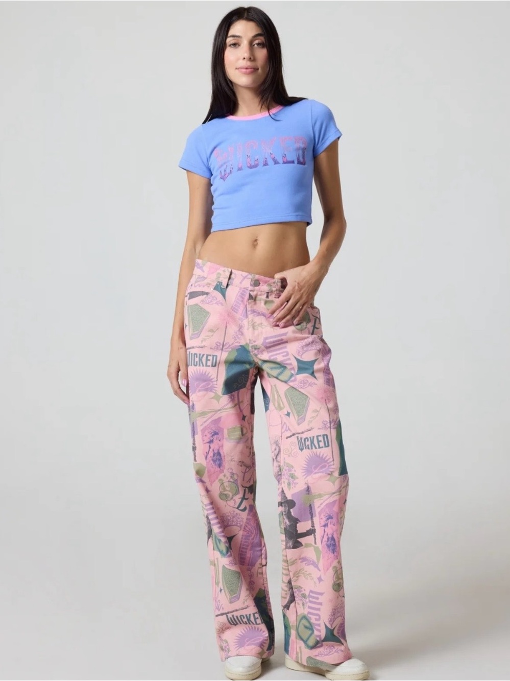 Samii Ryan limited edition Wicked for Good Wide Leg oversized jean pants